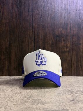 New Era 9FIFTY Curved Los Angeles Dodgers LA Bleeds Blue Snapback Hat OSFA